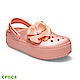 Crocs 卡駱馳 (中性鞋) 立體花朵厚底卡駱班 205746-737 product thumbnail 1