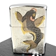 ZIPPO 日系~傳統藝術-鯉魚圖案電鑄板貼片加工打火機 product thumbnail 1