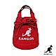 福利品 KANGOL 韓版玩色系列-帆布斜背水桶包-棗紅 product thumbnail 1