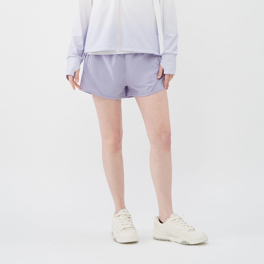 GIORDANO 女裝3M修身運動短褲 G-MOTION系列 - 83 艾兒瓏紫
