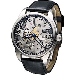 TISSOT T-Complication鏤空機械錶(T0704051641100)