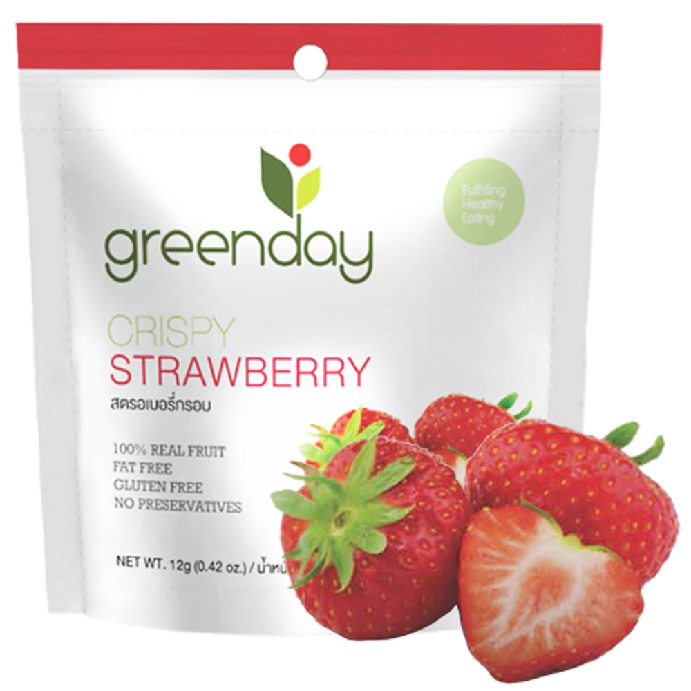 Greenday 草莓凍乾(12g) | 棗類/無花果/其他| Yahoo奇摩購物中心