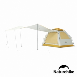 Naturehike Ango ES60抗UV一室一廳自動銀膠帳篷+天幕2-3人 WS018