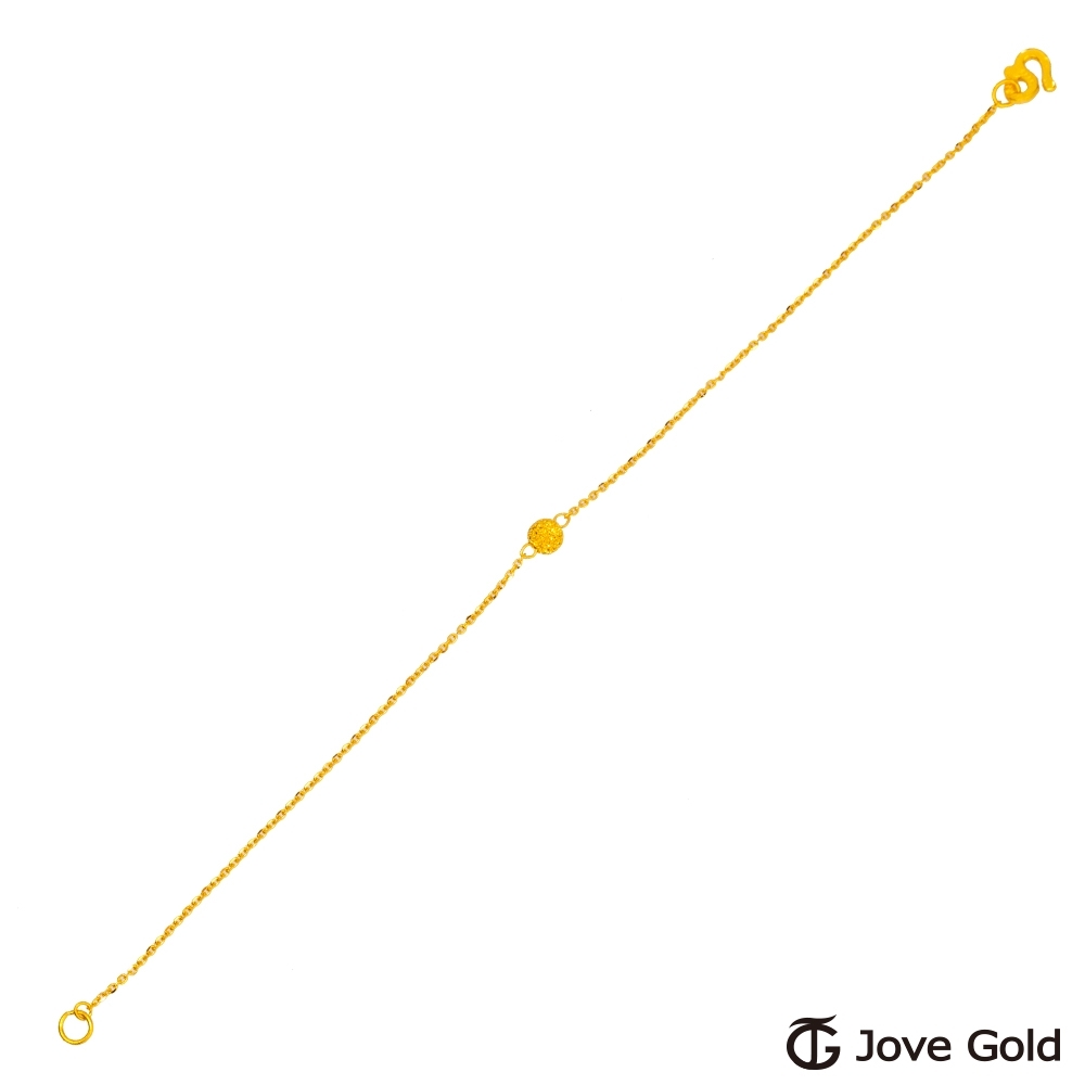 Jove Gold 漾金飾 點亮幸福黃金手鍊