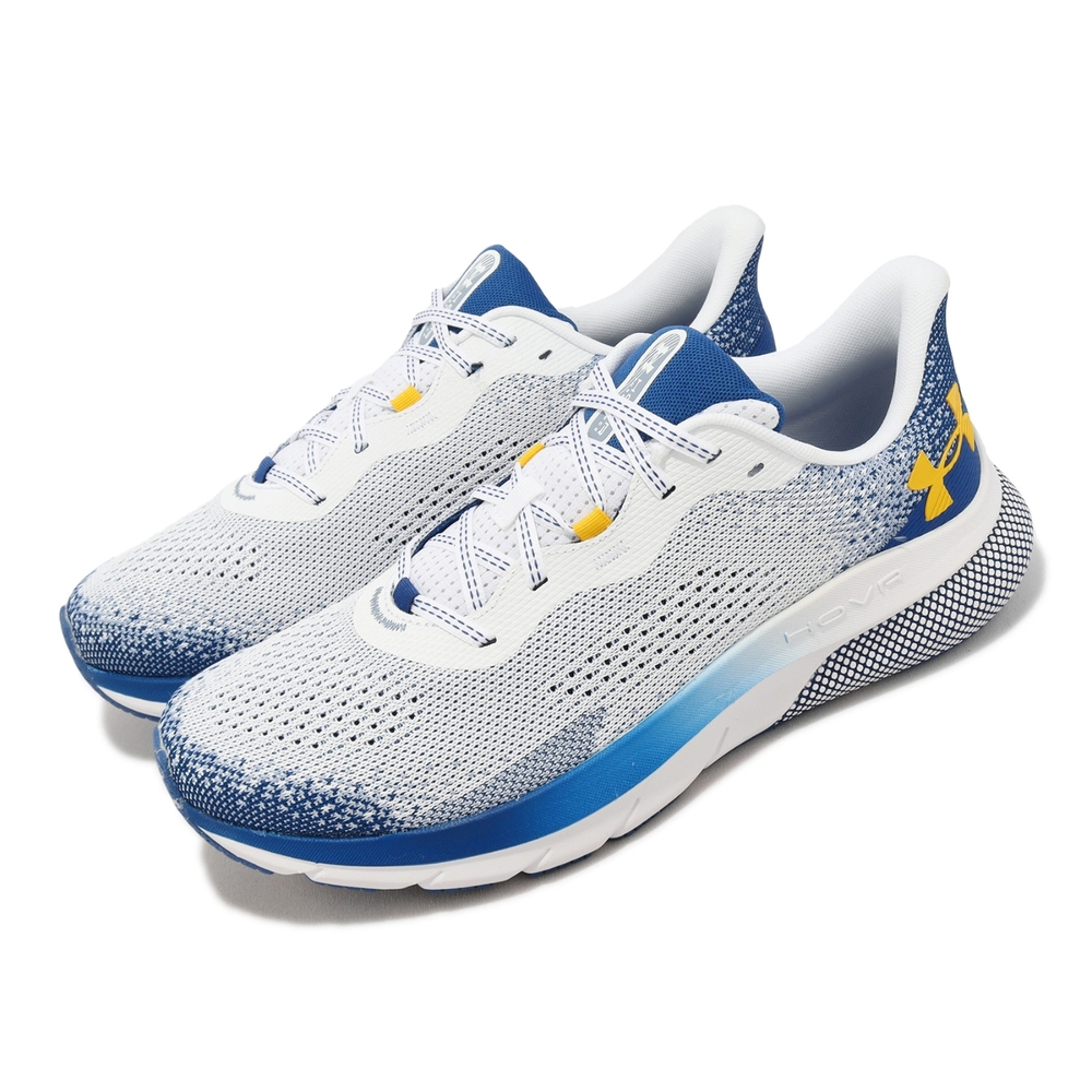 Under Armour 慢跑鞋 HOVR Turbulence 2 男鞋 白 藍 緩震 路跑 運動鞋 UA 3026520101