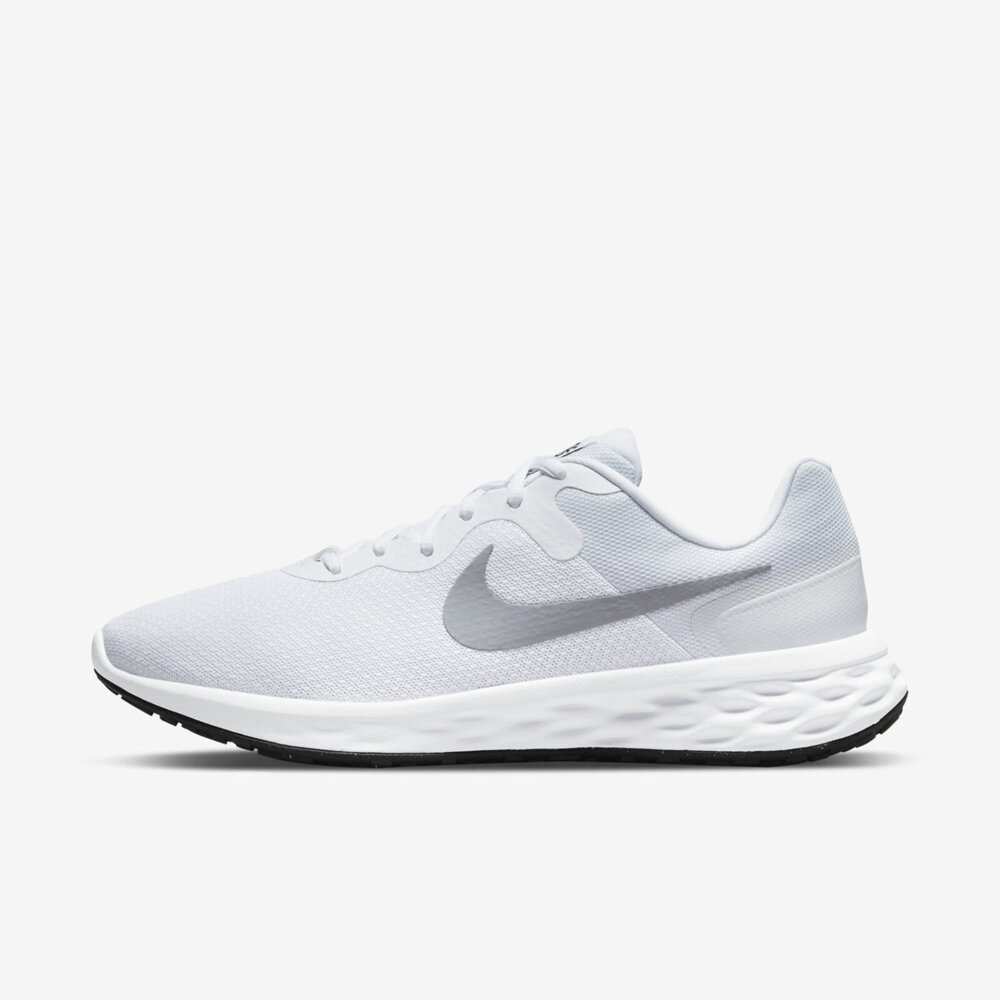 Nike Revolution 6 NN [DC3728-100] 男 慢跑鞋 運動 休閒 健身 緩震 透氣 舒適 灰白