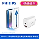 【PHILIPS飛利浦】 IPhone 14系列抗藍光鋼化玻璃保護貼+20W 2port PD充電器 (DLK1303~06+DLP4326C) product thumbnail 10