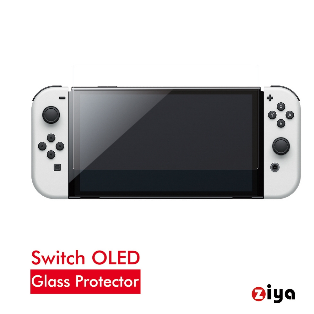 [ZIYA] 任天堂 Switch OLED 究極保護鋼化玻璃螢幕保護貼 9H 2.5D