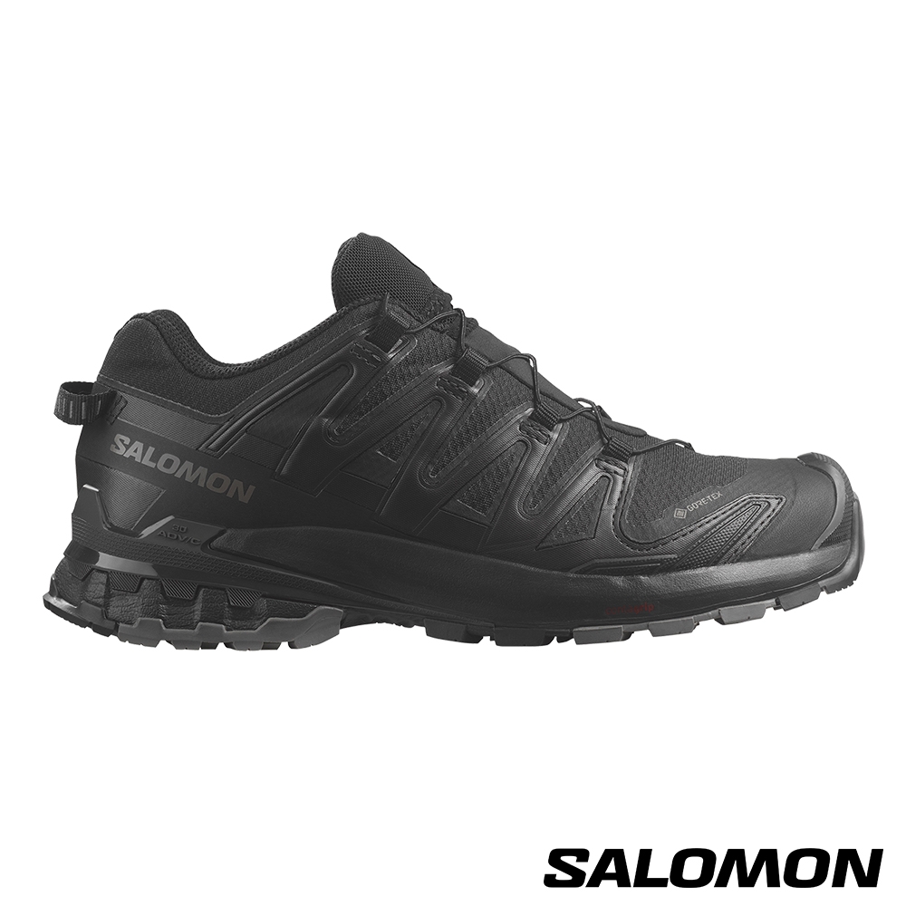 Salomon 女 XA PRO 3D V9 Goretex 健野鞋 黑/幻灰/藍灰 | 登山鞋 | Yahoo奇摩購物中心