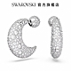 SWAROVSKI 施華洛世奇 Luna 水滴形耳環 月亮, 白色, 鍍白金色 product thumbnail 2