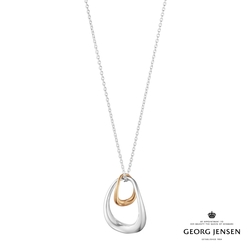 Georg Jensen 喬治傑生 OFFSPRING 純銀18K金項鍊