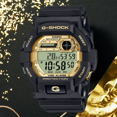 casio 卡西歐 g-shock 黑金配色運動手錶 電子錶 送禮首選 gd-350gb-1