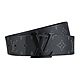 LV INITIALES啞面黑LOGO經典Monogram Eclipse印花帆布釦式皮帶40MM(黑) product thumbnail 1