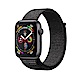 Apple Watch S4 GPS 40mm太空灰色鋁金屬錶殼搭配黑色運動型錶環 product thumbnail 1