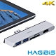 HAGiBiS海備思 Surface Pro專用HDMI/USB/SD/TF/PD供電擴充轉接器 product thumbnail 1
