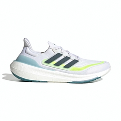 Adidas Ultraboost Light 男鞋女鞋 白藍色 螢光 緩震 透氣 訓練 運動 慢跑鞋 IE1768