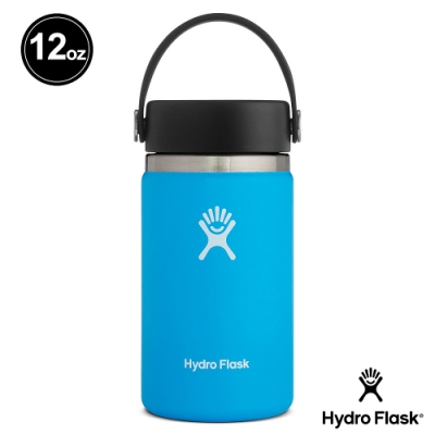 Hydro Flask 12oz/354ml 寬口提環保溫瓶 海洋藍