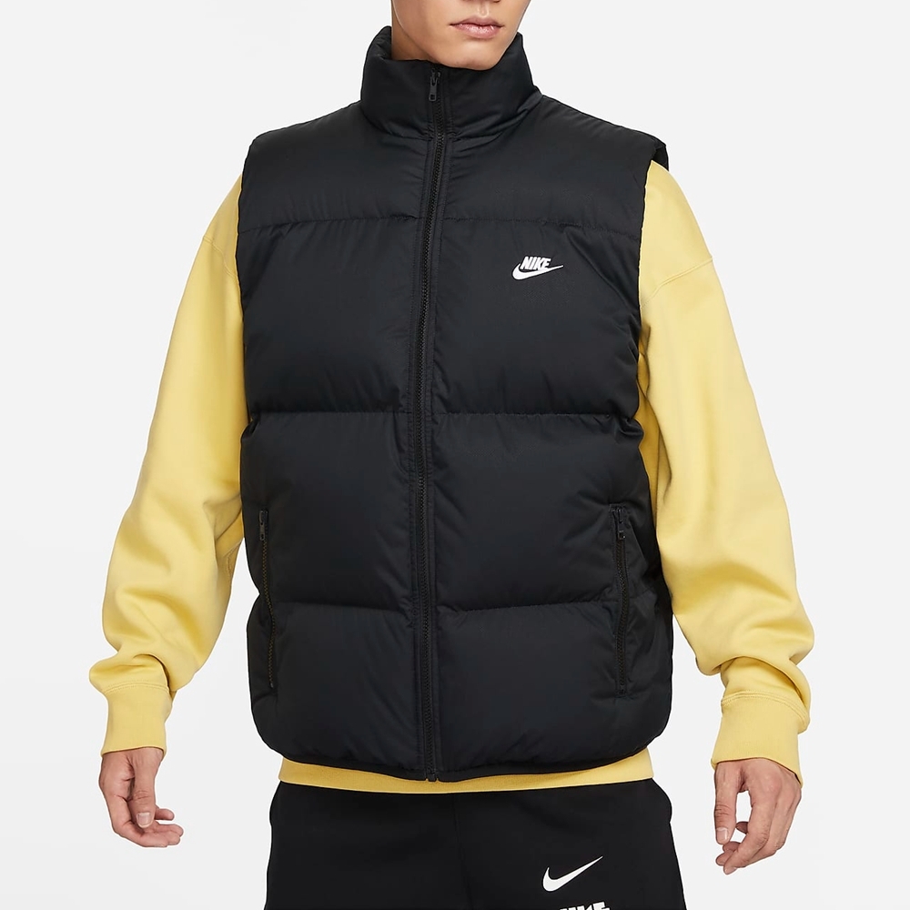 NIKE AS M NK CLUB PUFFER VEST 男背心-黑-FB7374010