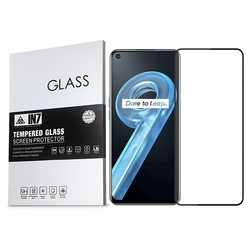 IN7 realme 9i (6.6吋) 高清 高透光2.5D滿版9H鋼化玻璃保護貼-黑色