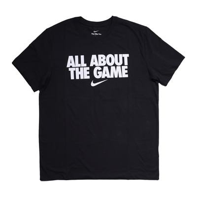 Nike 短袖上衣 Dri-FIT Basketball Tee 男款 黑 休閒 運動 短T 標語 DV1219-010