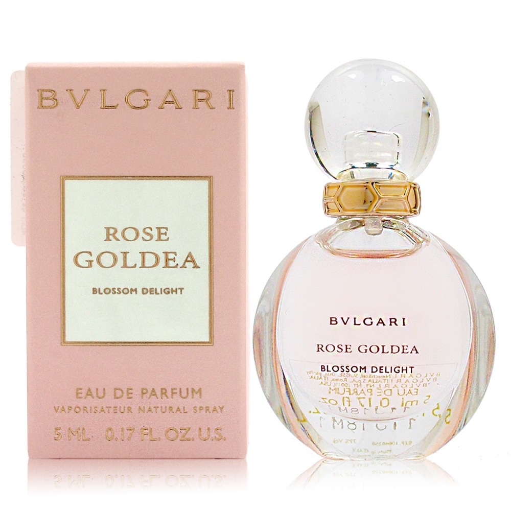 BVLGARI 寶格麗 ROSE GOLDEA BLOSSOM DELIGHT 歡沁玫香淡香精 5ML