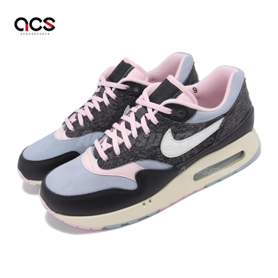 Nike 休閒鞋 Air Max 1 86 PRM 男鞋 女鞋 黑 藍 水洗 丹寧 拼接 氣墊 經典 運動鞋 FB9647-001