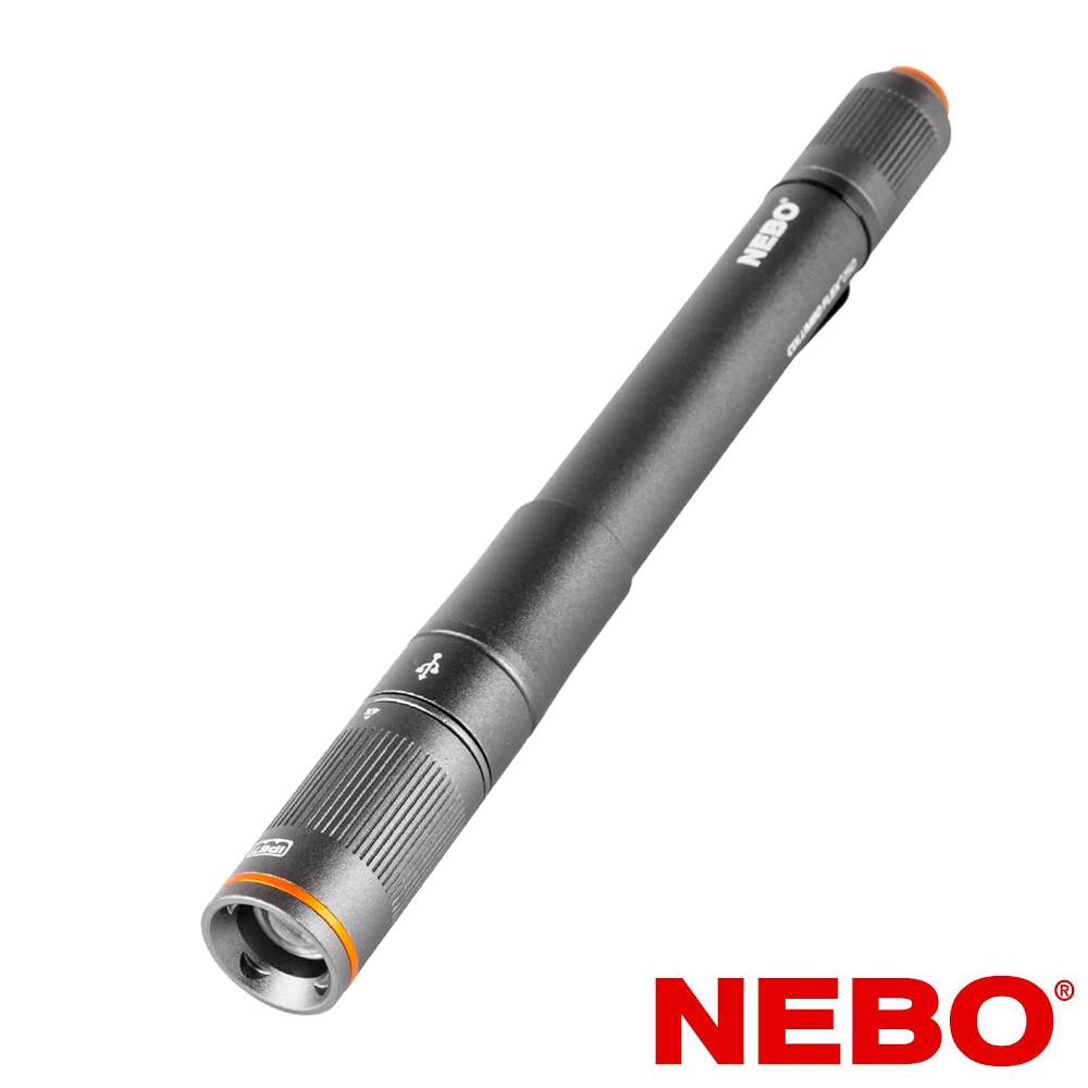 NEBO哥倫布 隨身手電筒-USB充電 250流明 IP67(NEB-POC-0008-G)