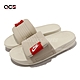 Nike 拖鞋 Wmns Offcourt Adjust Slide 女鞋 米 紅 一片拖 魔鬼氈 DV1033-100 product thumbnail 1