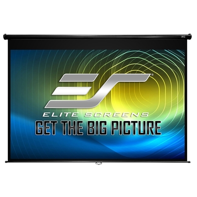 億立銀幕 120吋 4:3 標準手拉幕-白塑布 M120UWV2 美國Elite Screens