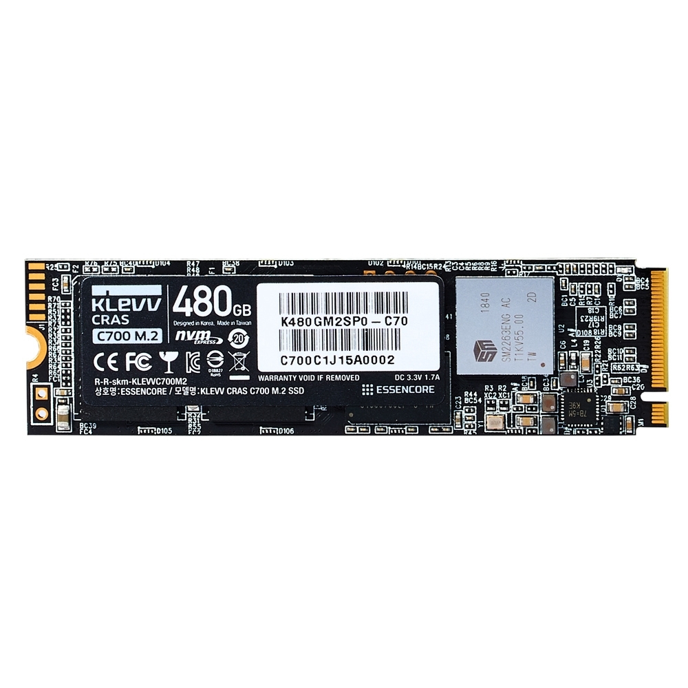 KLEVV科賦CRAS C700 SSD M.2 2280 PCIe NVMe 480GB