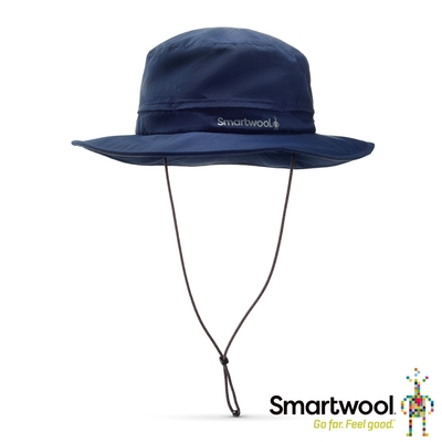 官方直營 Smartwool 登山圓盤帽 深海軍藍 美麗諾羊毛 保暖 防曬 吸濕排汗 透氣 舒適