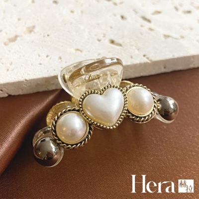 【Hera 赫拉】宮廷浪漫復古珍珠小髮夾 H1120411011