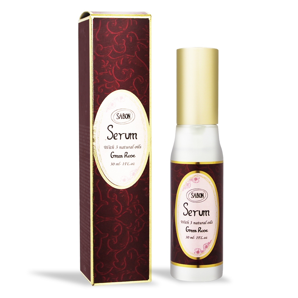 *SABON 以色列綠玫瑰護髮精華液30ml-國際航空版