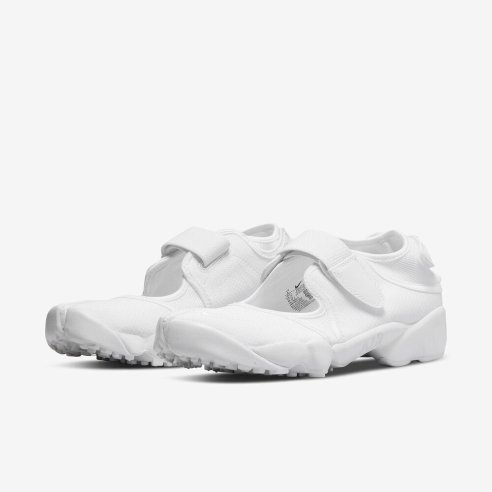 Nike Wmns Air Rift Breathe [DN1338-100] 女休閒鞋運動忍者鞋魔鬼氈白