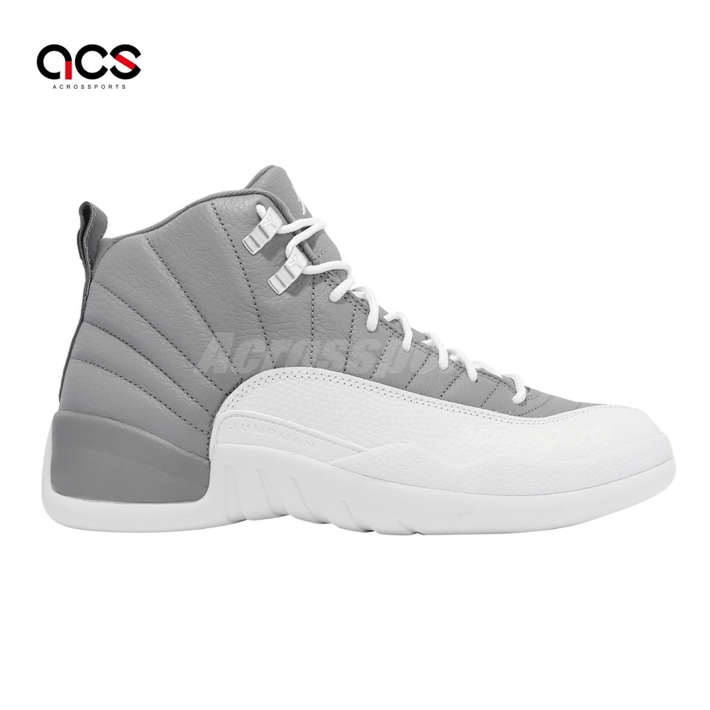 Nike Air Jordan 12 Retro 男鞋灰白Stealth AJ12 喬丹休閒鞋CT8013-015