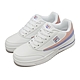 Fila 休閒鞋 Orig Tennis 女鞋 白 粉橘 粉紫 小白鞋 皮革 復古 百搭 基本款 5J310W119 product thumbnail 1