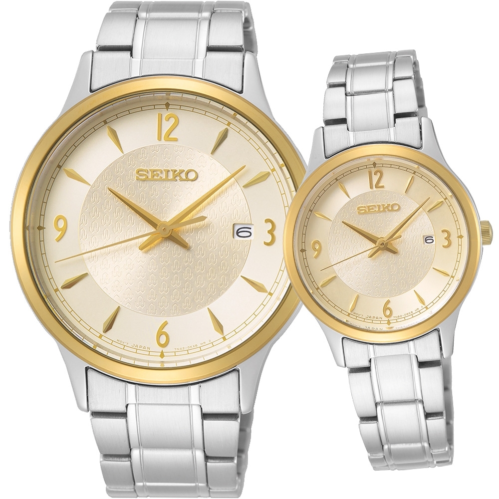 SEIKO 經典雋永50週年紀念對錶-40+29mm