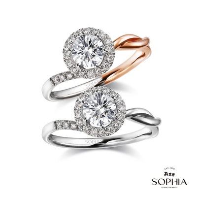 SOPHIA 蘇菲亞珠寶 - 蜜拉貝兒 50分 F/VVS1 18K金 鑽石戒指
