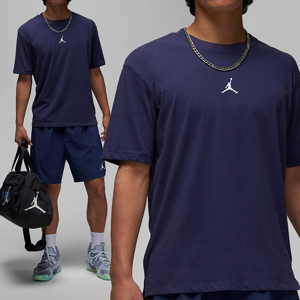 Nike AS M J DF SPRT SS Top Jordan 男款 藍色 喬丹 快乾 短袖 DH8922-410