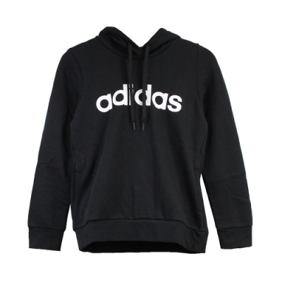 ADIDAS 女 W E LIN OHHD FL 連帽T(長)