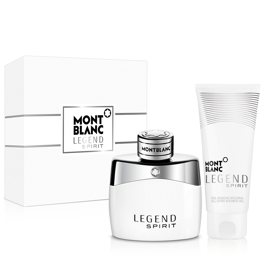 MONTBLANC  萬寶龍 傳奇白朗峰男性淡香水禮盒(淡香水50ml+沐浴精100ml)