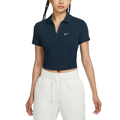 【NIKE】 AS W NSW ESSNTL SS POLO CRP TO 短袖上衣 女 - DV7885478