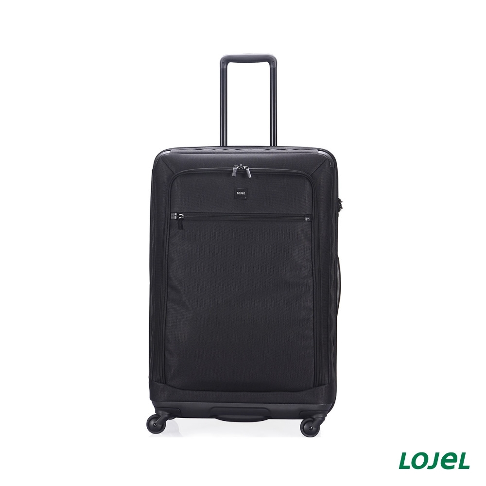 LOJEL EXOSIII 30吋 黑色 軟硬結合 前開袋防盜拉鍊箱 行李箱 旅行箱