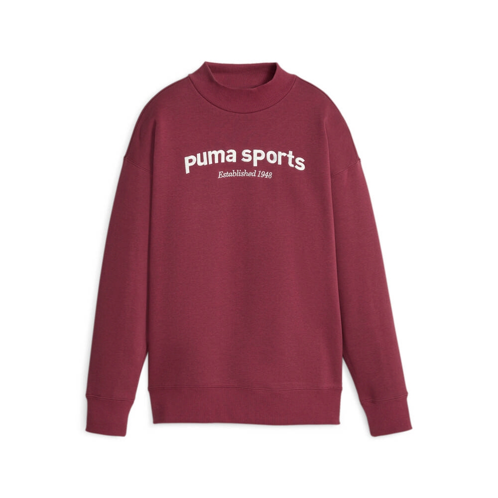 PUMA 流行系列P.Team 女長袖上衣-紅-62521522