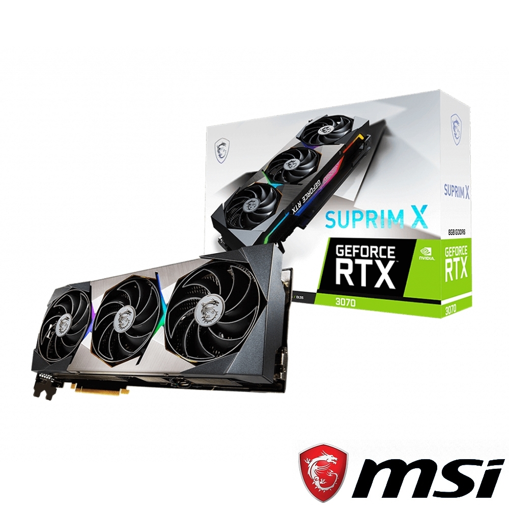 MSI 微星 GeForce RTX3070 SUPRIM X 8G 顯示卡