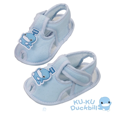 KUKU酷咕鴨 幼兒學步鞋(藍/粉)