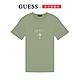 【GUESS】素色百搭小LOGO短T-三色可選 product thumbnail 1