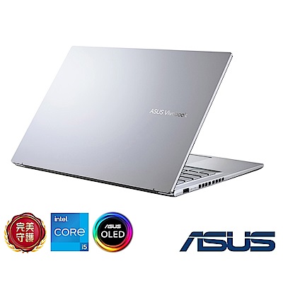 ASUS X1403ZA 14吋2.8K筆電 (i5-12500H/8G/512G/Vivobook 14X OLED/冰河銀)