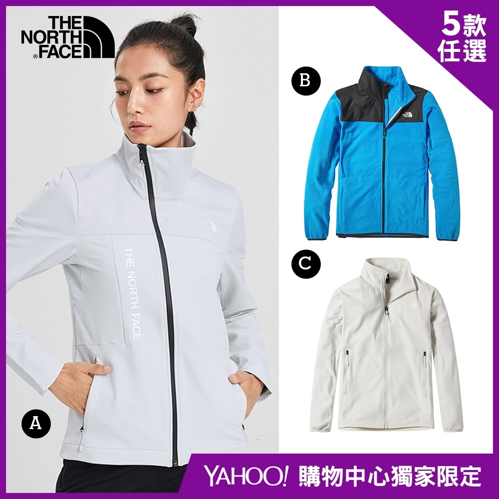 【The North Face】YAHOO獨家限定-北面男女款機能外套-5款任選