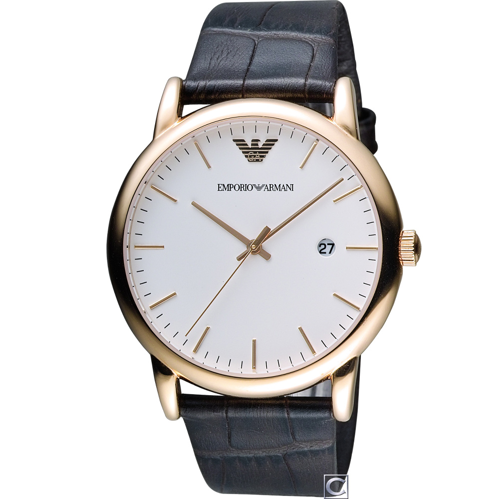 Emporio Armani  Classic 英倫簡約風時尚腕錶(AR2502)43mm